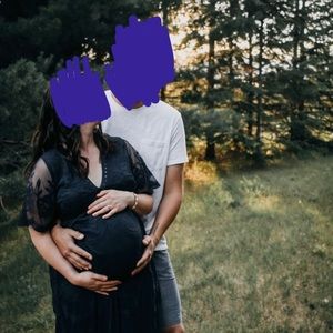 Pink Blush Maternity Dress